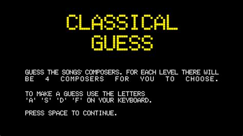 classical guess